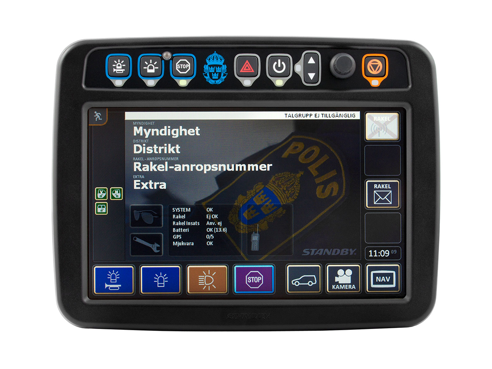 T9 Touch Panel Screen On