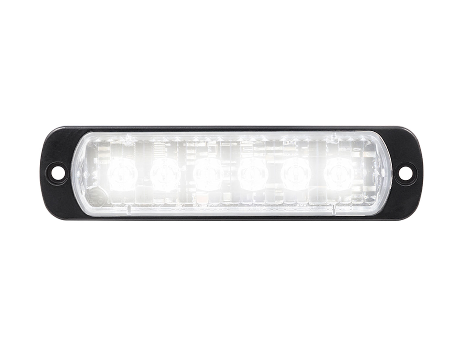 L52 Lamp White Horizontal Front View Lit