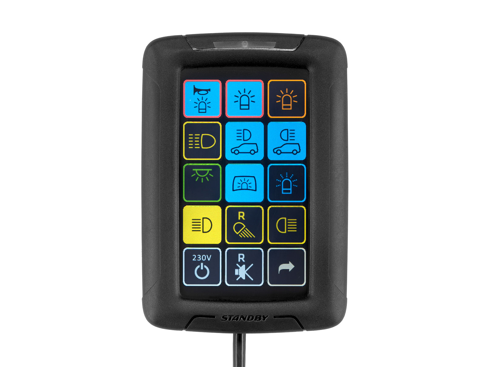 T4 Touch Panel Front View with Buttons 2