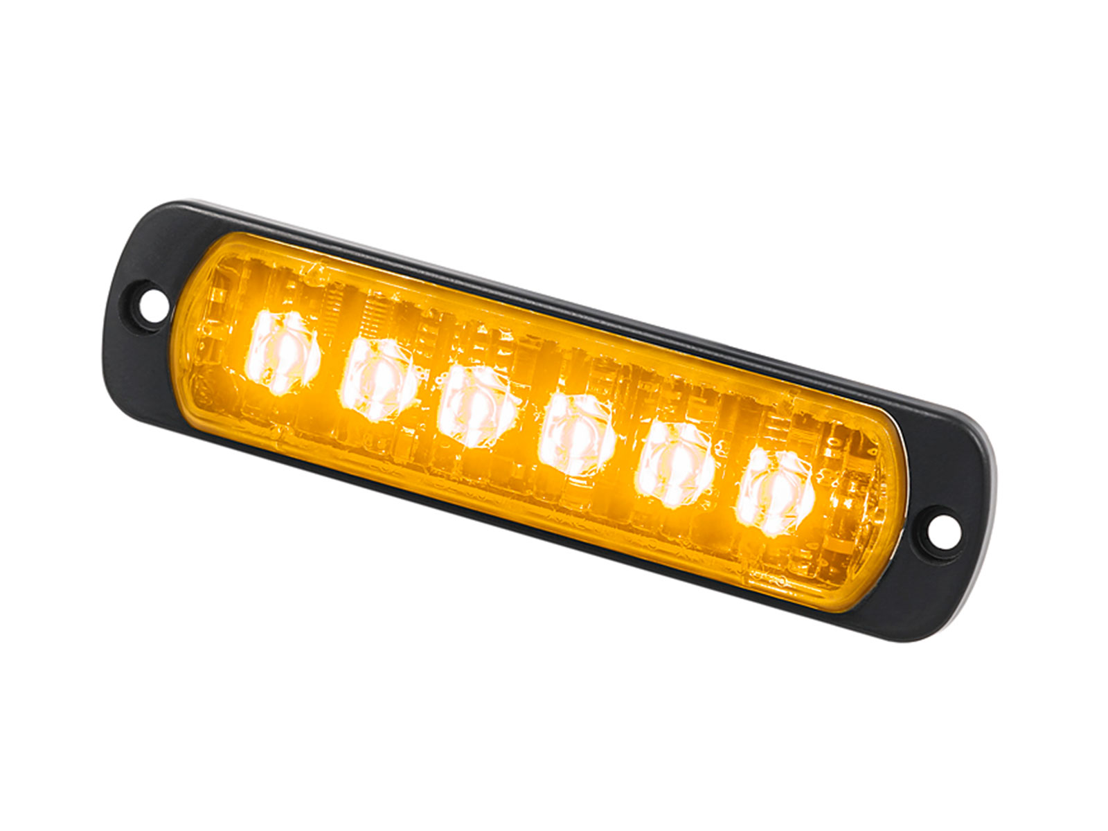 L52 Amber Horizontal Lit Angle View