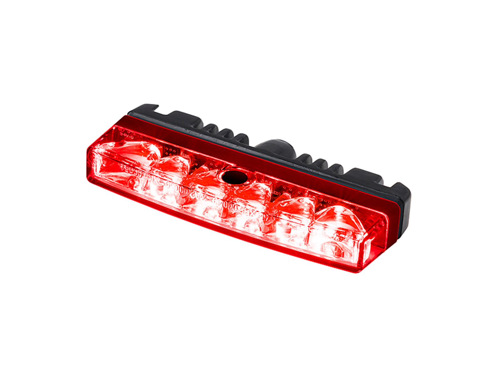 L54 Lamp Red Lit Angle View