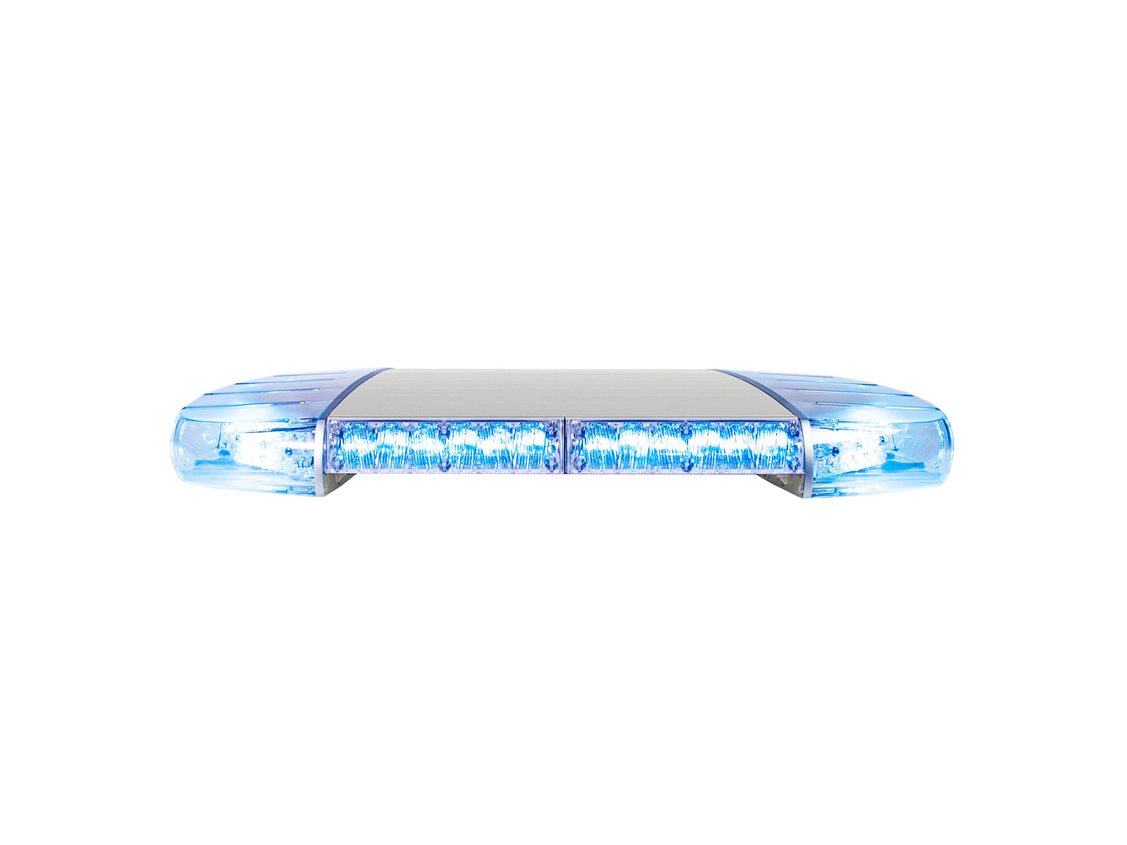 W3 Mini Lightbar Blue Lit Front View