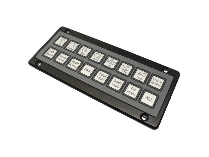 MCS-T16A Switch Panel Angle View
