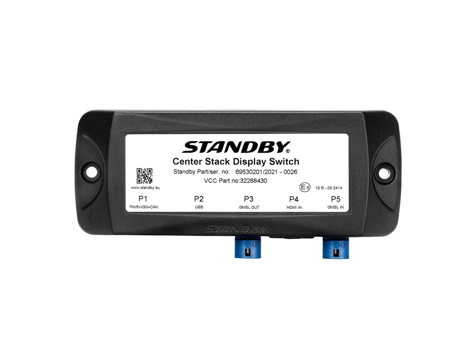 Centre Stack Display Switch Front View