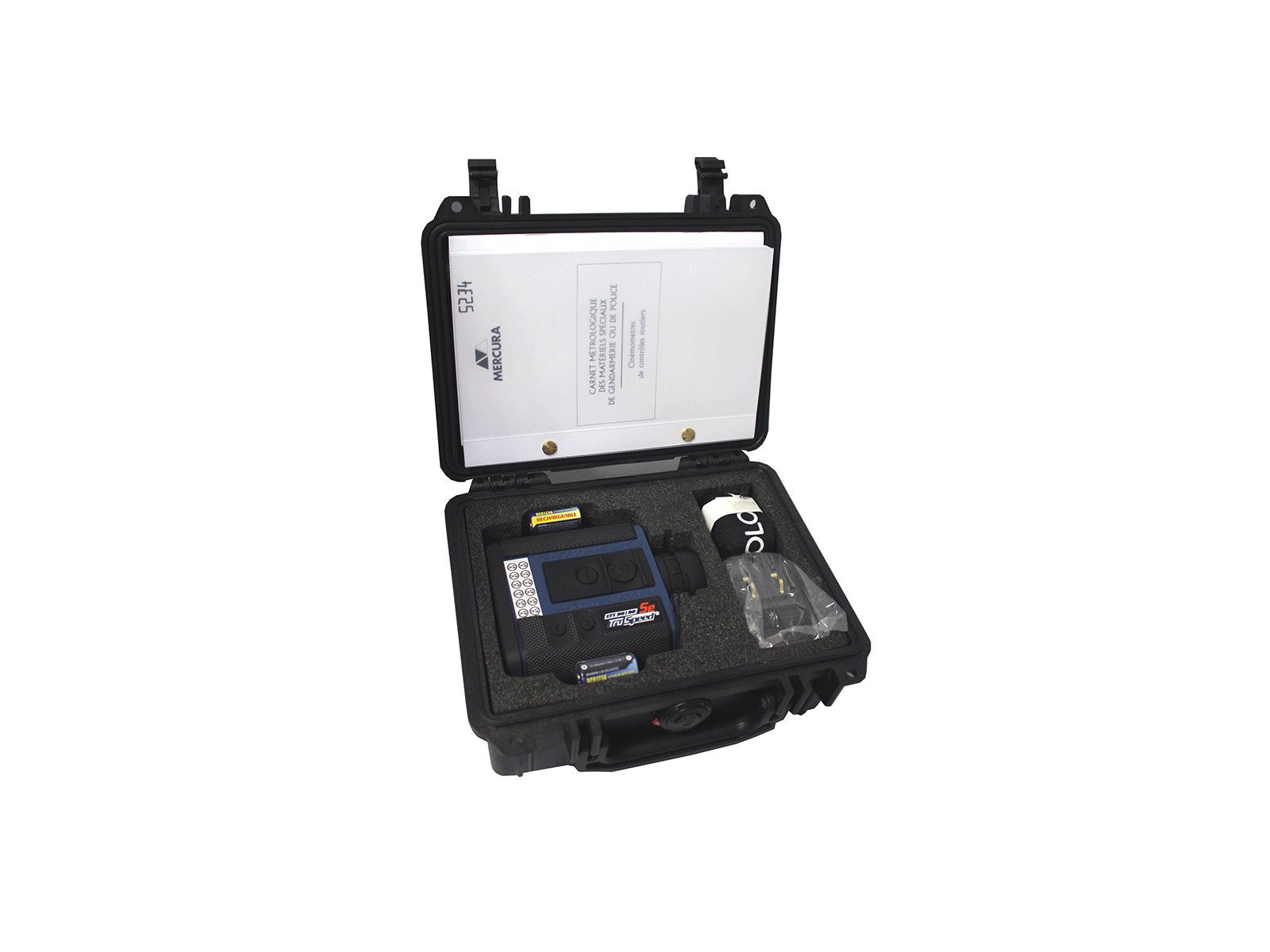 Contrôle de vitesse Truspeed valise contenu