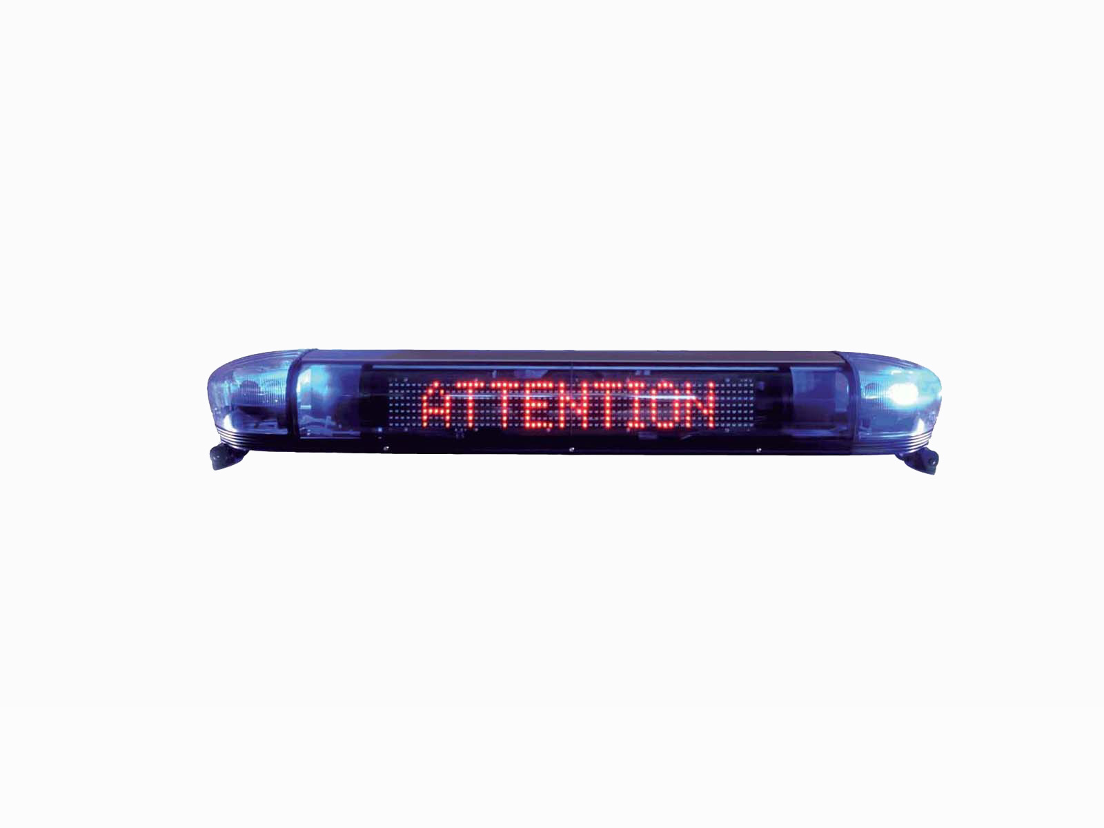 Rampe de signalisation lumineuse M avec panneau à message et projecteur
