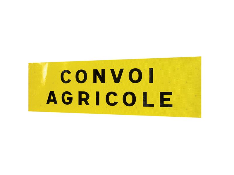 Bandeau convoi exceptionnel adhésif 120