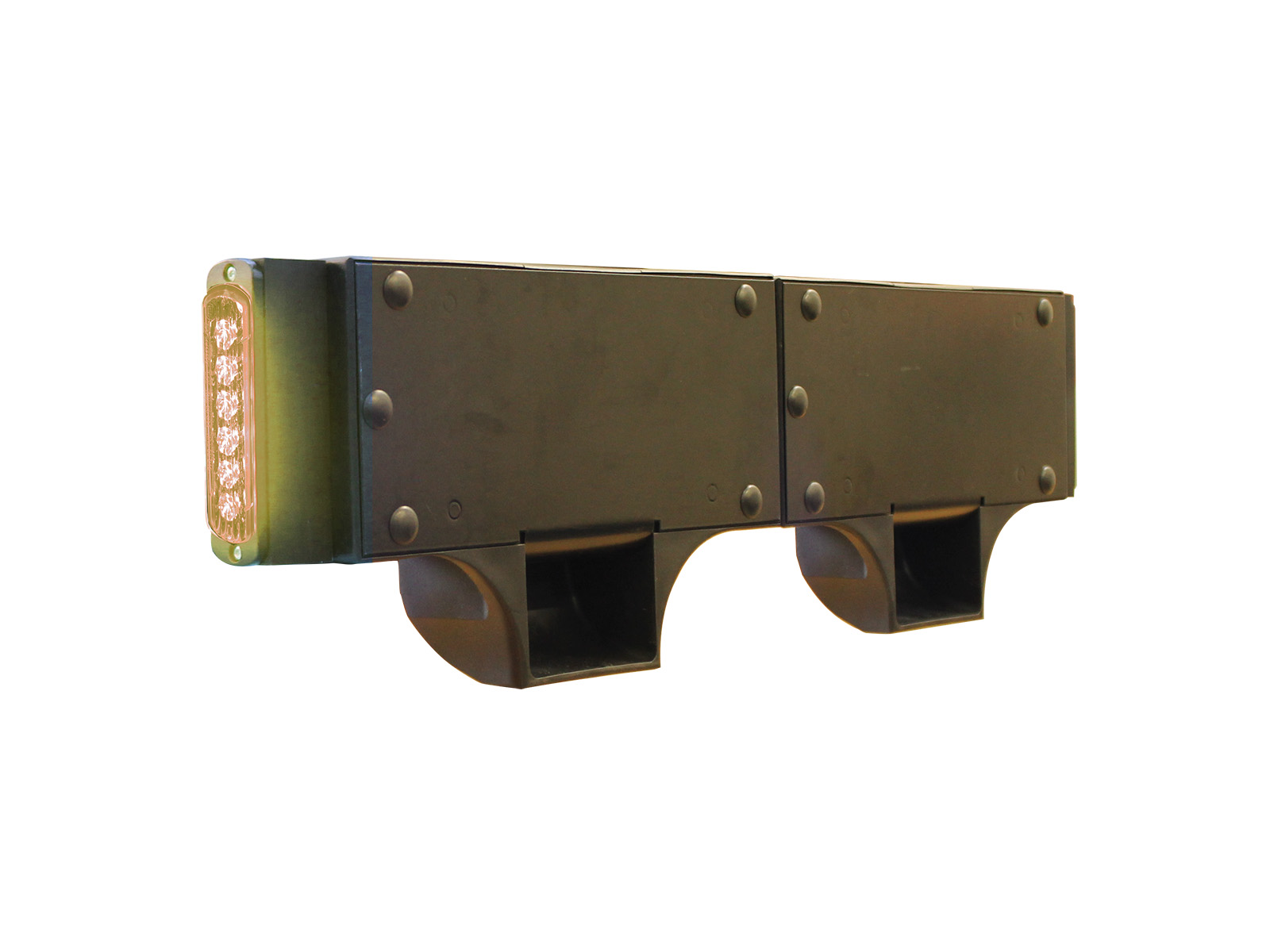 Plaque immatriculation lumineuse Sonorplaque orange