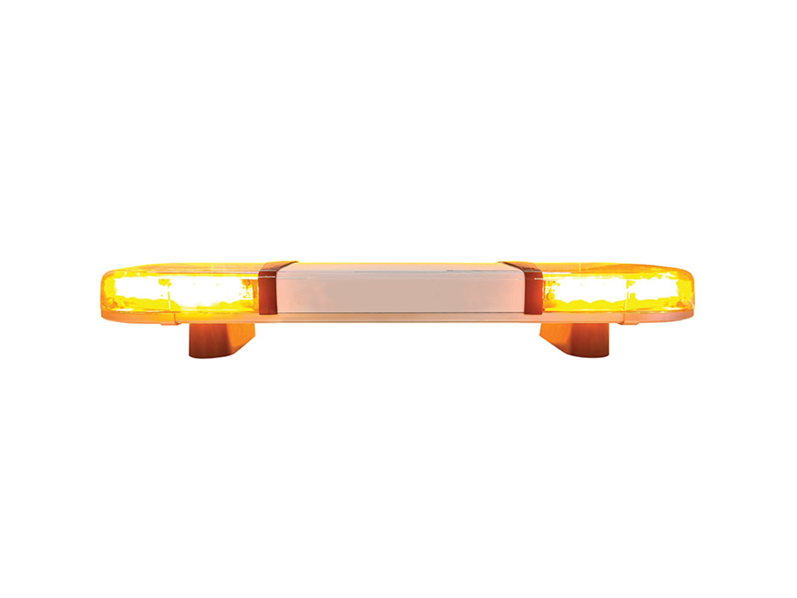 Low Profile Recovery Lightbar - Hurricane with 3-way LED Modules Lit Front View