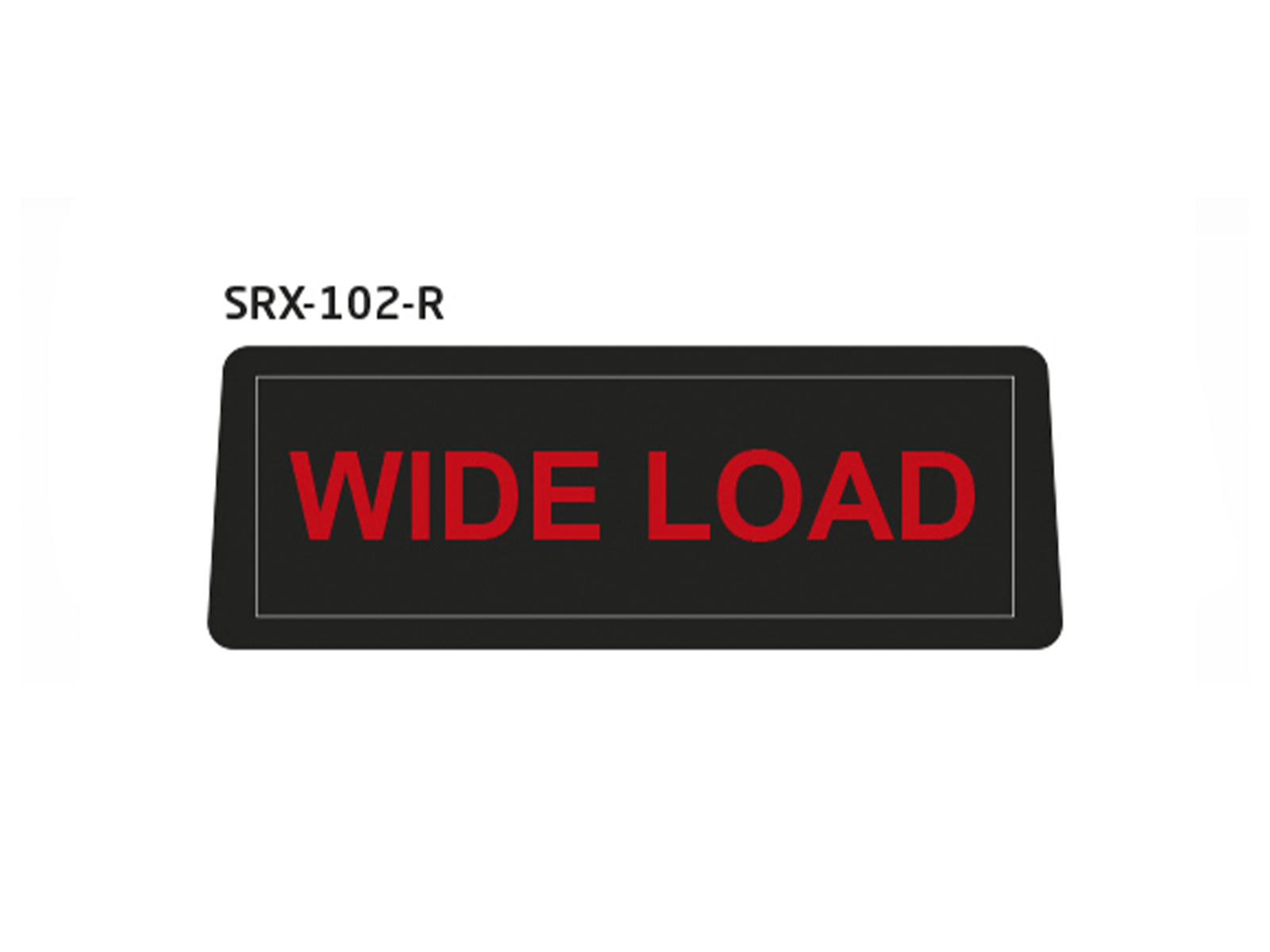 Safe Responder R - Rear LED Sign Wide Load