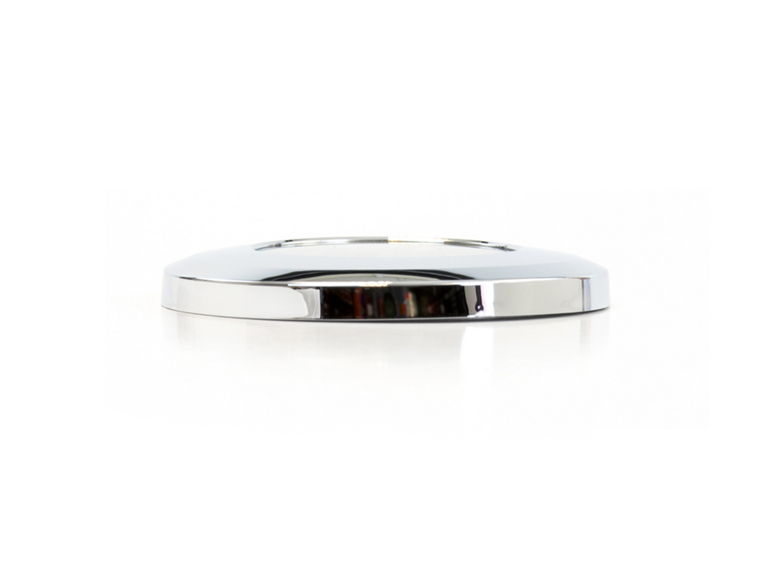 Dual Colour Small Round LED Interior Lamp Side View Unlit