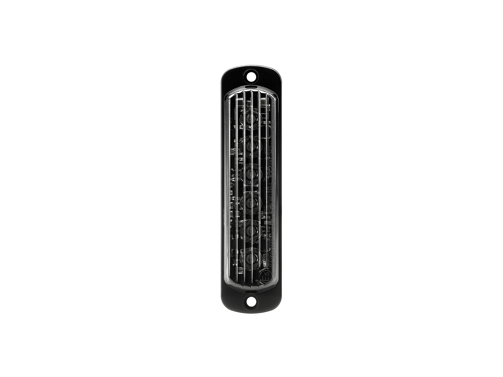 L52 LED Lamp with Smoked Lens Unlit Vertical Front